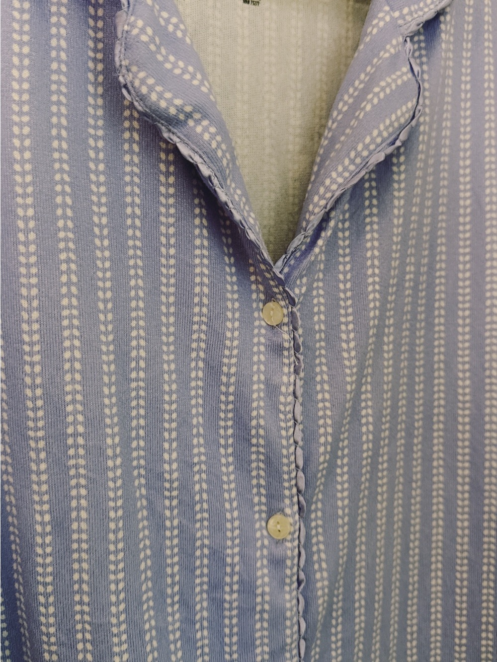 croft & barrow Light Blue & White Striped Short-Sleeve Pajama Set - Picture 5 of 5